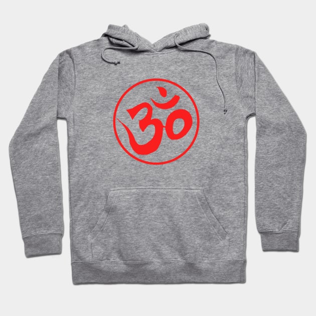 Sacred Spiritual Awakening Om Symbol Hoodie by PlanetMonkey